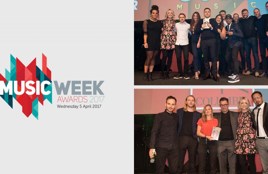 Columbia Records and Syco Music win at the 2017 Music Week Awards