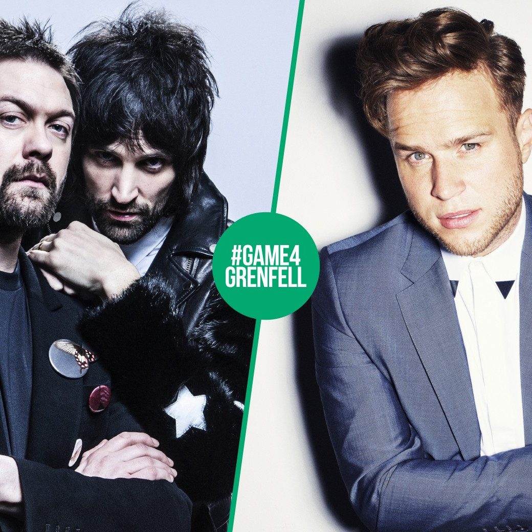 Stars of football and music come together for #Game4Grenfell