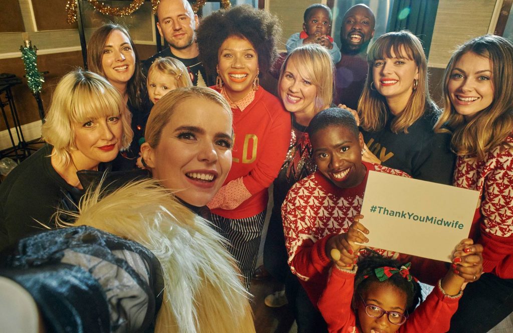 Paloma Faith and Pampers release Christmas single in support of UK midwives