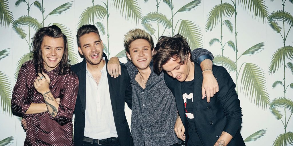 One Direction, Calvin Harris and Little Mix occupy Top 3 in singles chart