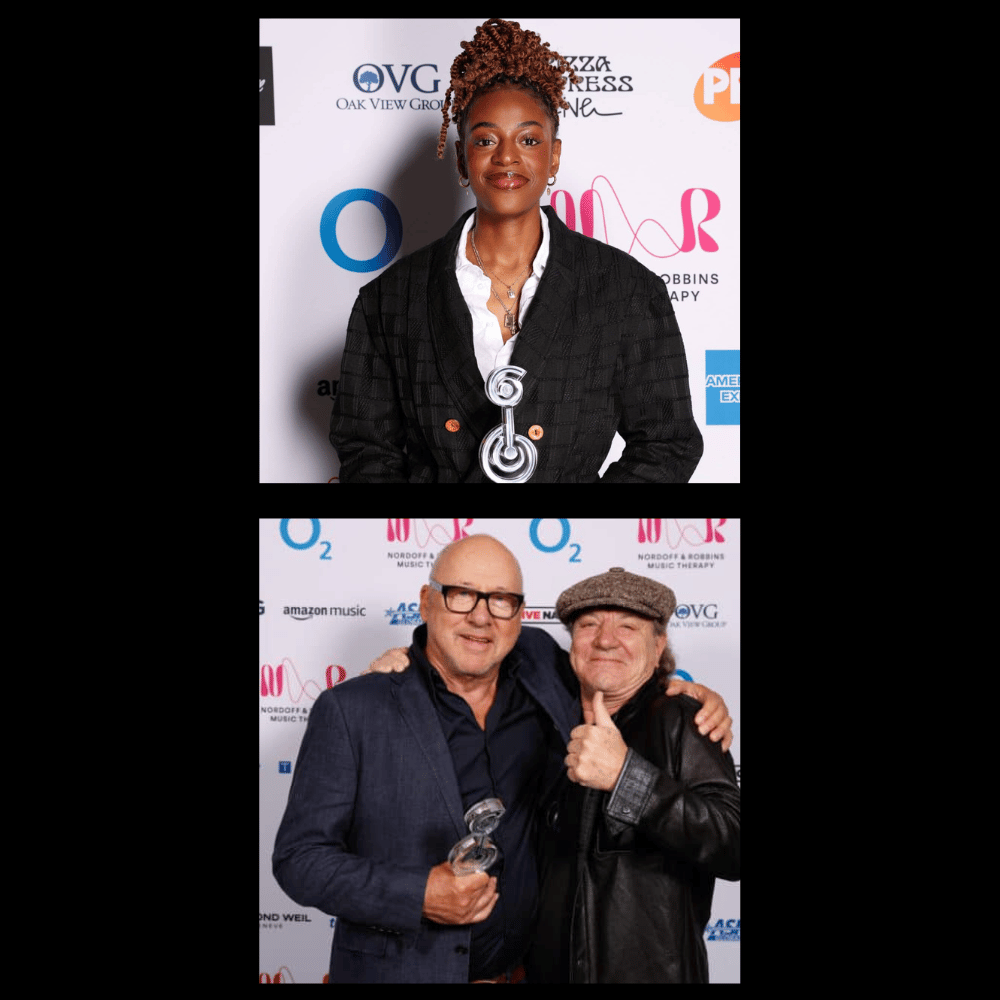 AC/DC and Cat Burns honoured at the O2 Silver Clef Awards 2024