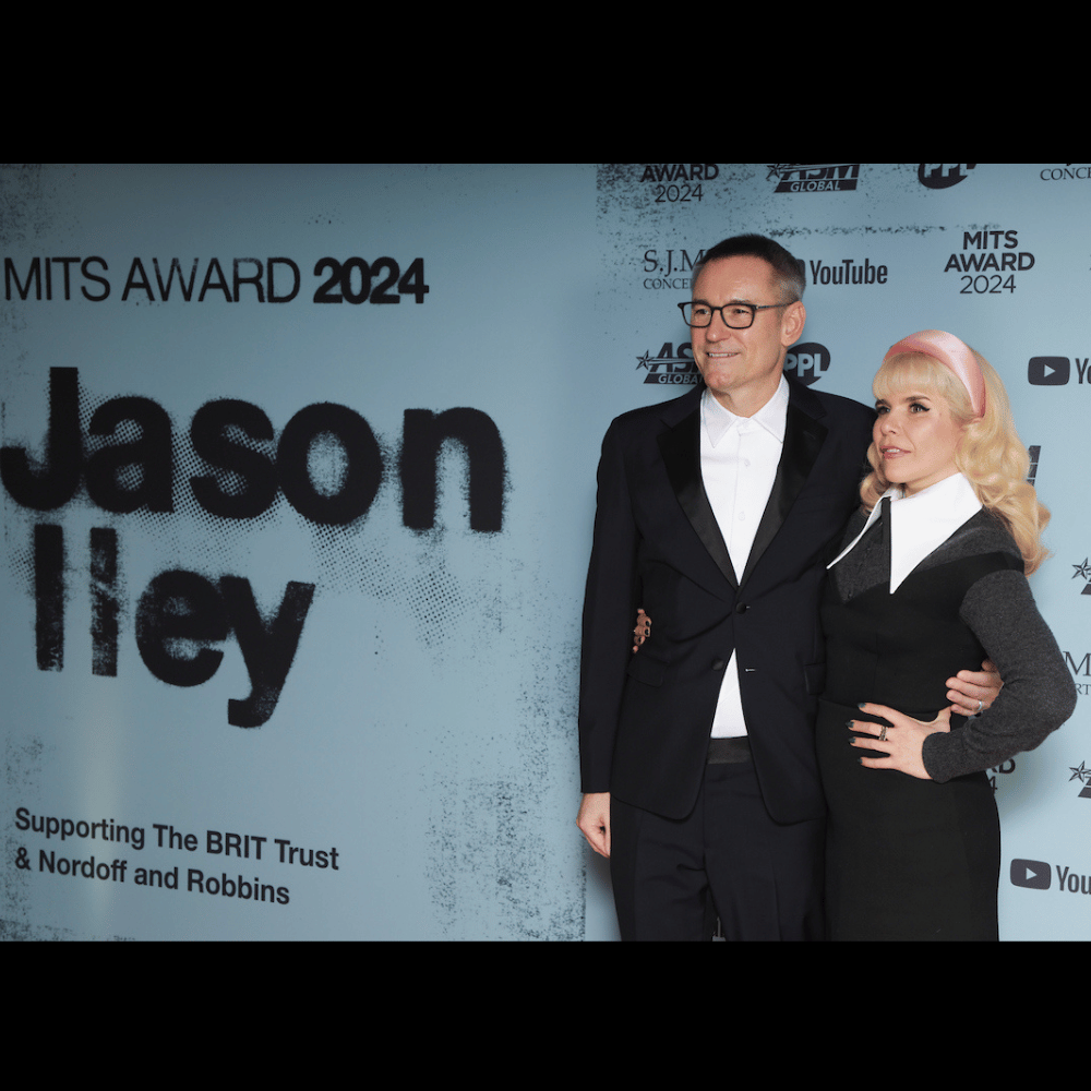 Jason Iley and Paloma Faith: Jason Iley Honoured with the Music Industry Trusts Award for his Contribution to British Music Industry